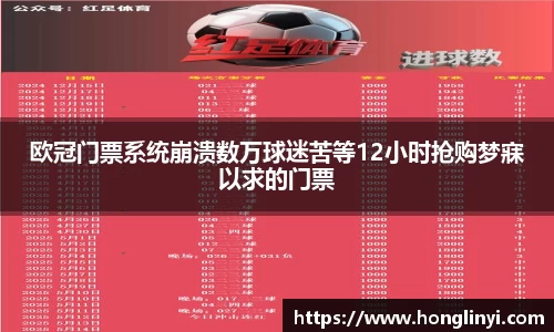 欧冠门票系统崩溃数万球迷苦等12小时抢购梦寐以求的门票